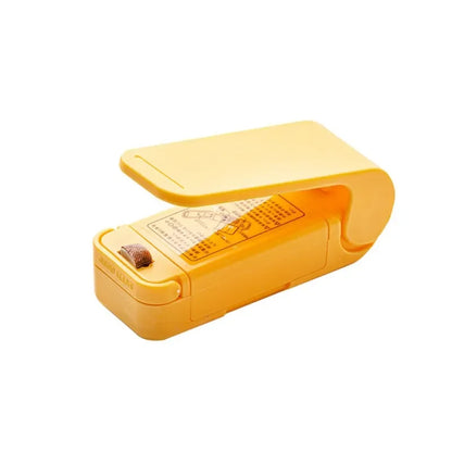 Portable Mini Heat Bag Packaging Sealer Plastic Bag Clip Sealing Machine Food Storage Snack Sealing Kitchen Gadget