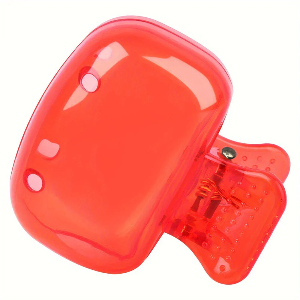 Travel Toothbrush Head Covers Toothbrush Protector Cap Brush Pod Case Protective Portable Plastic Clip For Household Travel