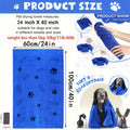 Quick-Drying Microfiber Dog Towel – Absorbent Bath Towel for Dogs and Cats