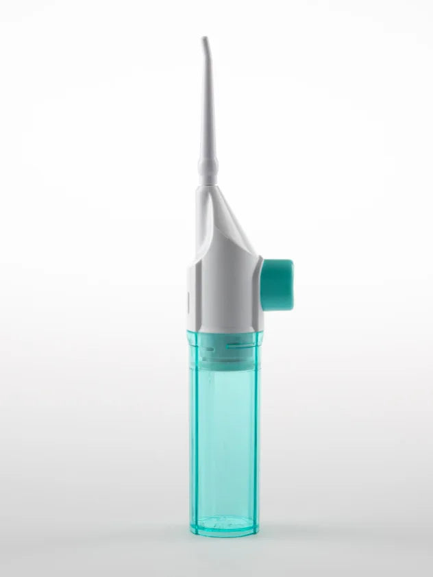 1PC Portable High-Pressure Oral Irrigator Manual Water Flosser Toothpick Style Deep Cleaning Gums & Teeth Care